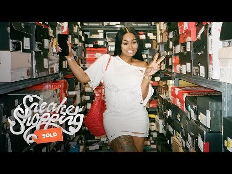 Blac Chyna Goes Sneaker Shopping With Complex