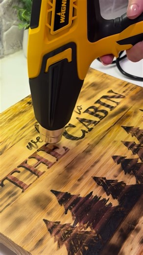 Jenni Haas // DIY + FUN | My new favorite look! 🤩 Today’s Random Build Friday is a sign for a buyer and I LOVE how it turned out! This heat gun from @wagnerspraytech... | Instagram