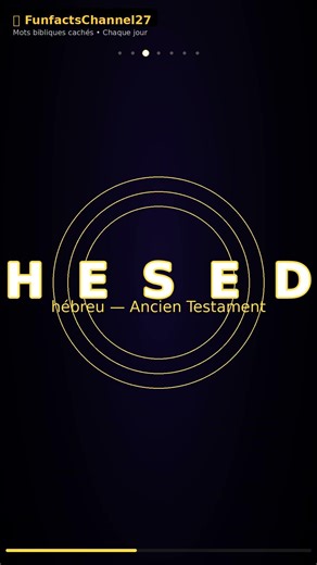 HESED — le mot hébreu que ta Bible ne peut pas traduire ✨