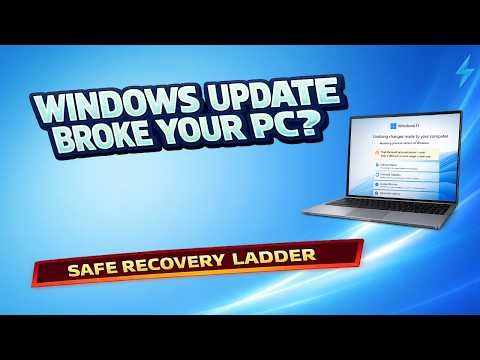 Windows 11 Quality Update Problems in 2026: Safe Recovery Ladder Before You Reinstall