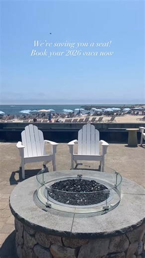 We are saving you a seat for in 2026! Our beachfront resort is resting for the off-season, but the fire pit and ocean views are waiting for you! Whether Cape Cod is a tradition for your family or a trip you’re planning for the first time, your place by the fire will be ready when we reopen. Check out the link in our bio to book our biggest sale of the year for 2026 escape to the Cape! #cybersale #traveldeals #capecod #beachfront #oceanviews | Red Jacket Resorts