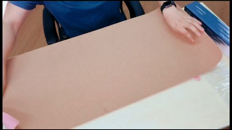 Large Cork Desk Mat - 47.2"x 17" Desk Pad for Office and Home - Ideal for Large Mouse Pad and Desk Mats on Top of Desks(Beige)