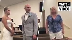 Outragious moment groom’s angry mum interrupts vows as bride mentions his ‘flaws’
