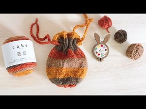 🔴LIVE☆初めての輪編み☆練習動画☆巾着にします♪