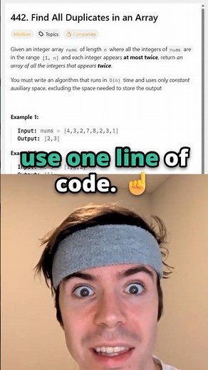 Find Duplicates in One Line of Python | Leetcode