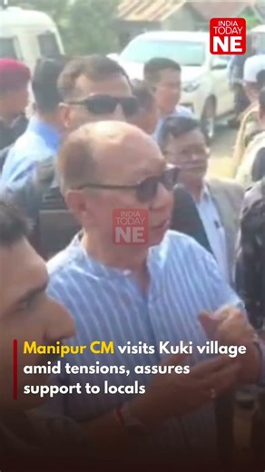 Manipur CM visits Kuki village amid tensions, assures support to locals