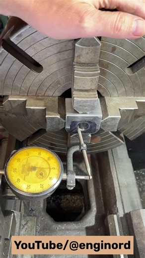 Boring a stepped taper on the lathe #metalworking #cnc #diy #fypviral #fyp The closed die called for a tapered bore. The CNC can’t really accomplish it neatly so off to the Victor lathe. The 4 jaw chuck will make it easy to center the part relative to the existing hole. Once it’s done I can use the compound slide to create the tapered hole. I used the high speed tool to smooth out the surface. What do you think about the video? Drop a comment below.