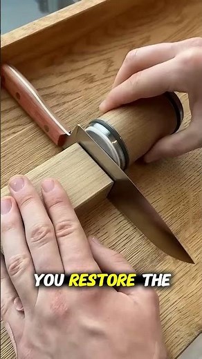 How to Sharpen a Knife in Seconds 🗡️