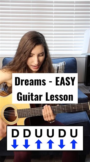 How To Play “Dreams” On Guitar - EASY!