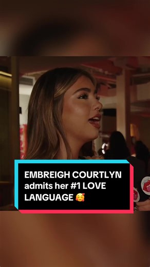 EMBREIGH COURTLYN admits her #1 LOVE LANGUAGE 🥰 #embreighcourtlyn #lovelanguage #valentinesday#dating