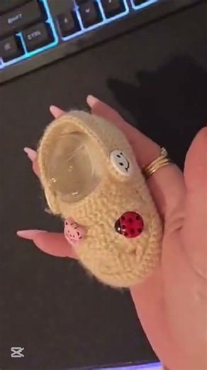 Cute Crochet Baby Crocs💕🧶#crochet