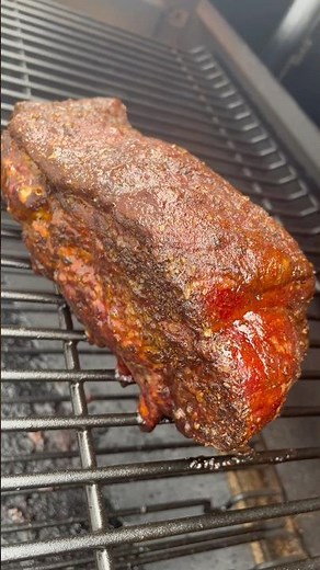 Smoked pork shoulder on my Traeger Woodridge pro