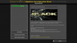 Condition Zero:Operation Black Mod for Counter-Strike: Condition Zero | CS:CZ Mods
