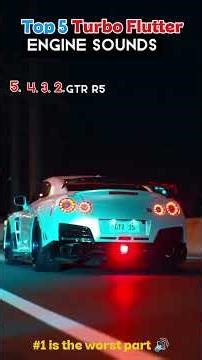 Top 5 Best Turbo Flutter engine sounds of all Time, #viralshorts