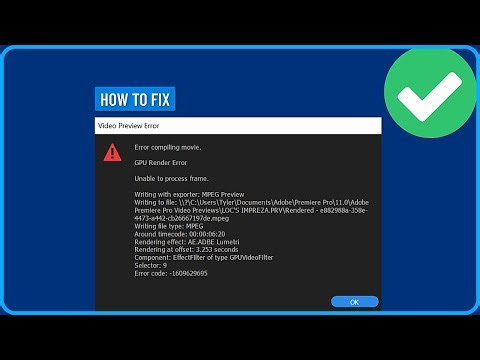 How to Fix Premiere Pro GPU Render Error (2025)