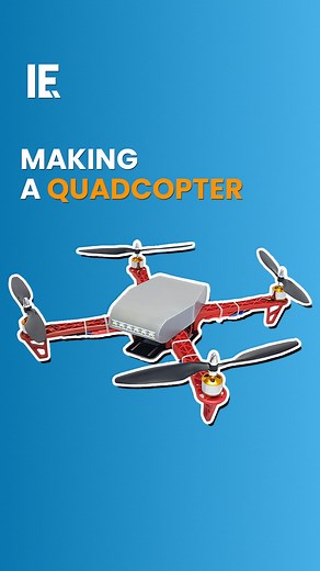 Interesting Engineering on Instagram: "You can build a quadrocopter at home using brushless motors, electronic speed controllers, an LCD flight control board, a transmitter, and carbon-nylon propellers. Once assembled, your homemade quadrocopter is ready for flight! #quadrocopter #brushlessmotors #electronicspeedcontrollers"