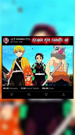 Demon Slayer Hindi Dubbed || #shorts #kimetsunoyaiba #demonslayer #viral