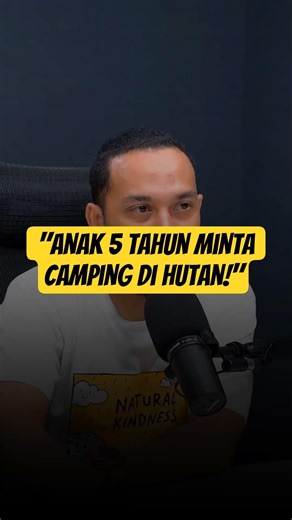 Dilema jadi bapak: Anak mau petualangan ekstrem, bapaknya mikirin nyamuk sama beruang. #fyp