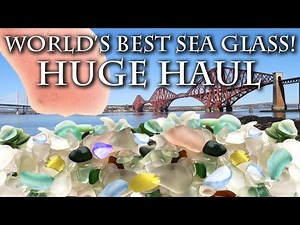 WORLDS BEST Sea Glass! Massive HAUL - Scottish Beach Treasure Galore! Super rare and magical color