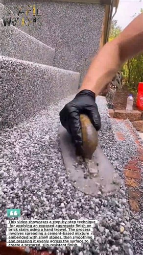This Stair Finishing Trick Turns Bricks Into a Luxury Look 😍🔥
