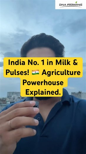 India No. 1 in Milk & Pulses! 🇮🇳 Agriculture Powerhouse Explained.