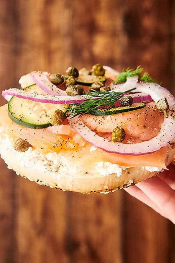 Lox Bagel - Restaurant Quality, but More Affordable and Ready in 5 Mins!