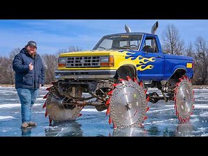 Testing Saw Blades on Monster Truck
