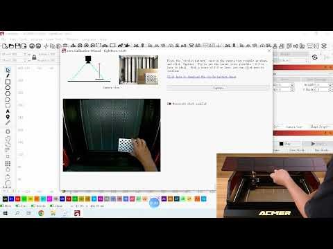 How to Calibrate ACMER P3 Camera in LightBurn #acmer #acmerp3 #lightburn #camera #acmelaser
