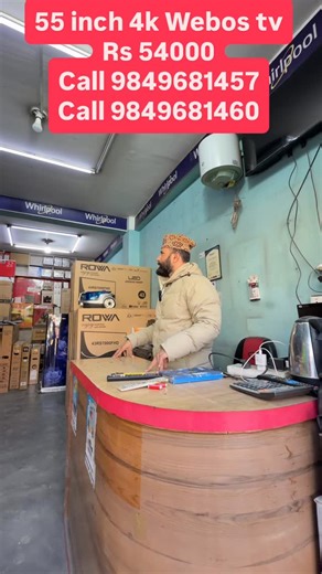 @shree_united_electronic_ on Instagram: "55 inch 4k Webos tv #foryouシ #treding #viralreels #shreeunitedelectronic #boudhapipalbot"