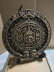 Aztec Calendar Sunstone Display "2 Sizes Available " - Etsy