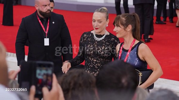 Chloë Sevigny attends the "After The Hunt" red carpet during the 82nd...