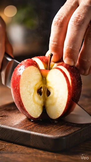 Crisp, juicy perfection 🍎🔪That first slice… pure ASMR satisfaction. #asmr #oddlysatisfying #glassart