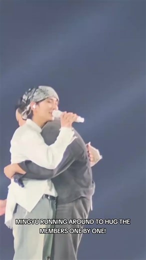 Mingyu Hugs Seventeen Members One by One