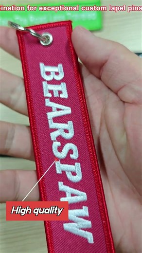 Colorful Embroidered Keychains, A Portable Highlight