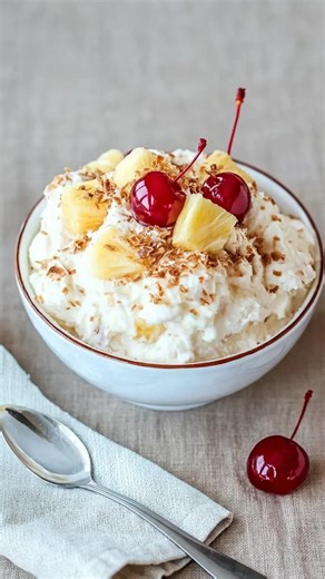 This is one of those easy desserts that’s perfect for any occasion. Creamy, fruity, and super simple to throw together. Always a refreshing and delicious treat. Recipe in 💬 ⬇️ | Easy Family Recipes