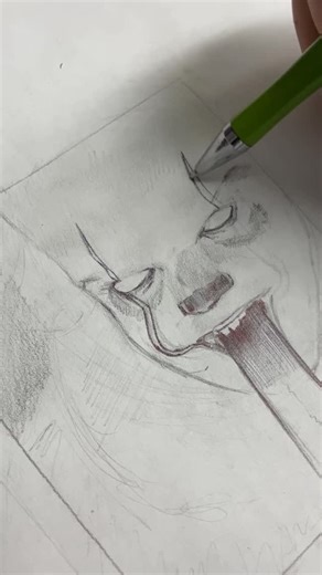 Randy ✝️ | Drawing Pennywise 🎈 • • • • #art #drawing #pennywise🎈 | Instagram