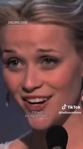 Reese Witherspoon's Iconic 2006 Oscar Win Speech