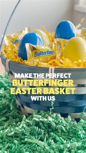 Any-bunny in need of the perfect Easter basket treat? Hop to it and get your hands on Butterfinger Minis, and you might just be the Easter Bunny’s favorite! 🐰🧺 | Butterfinger