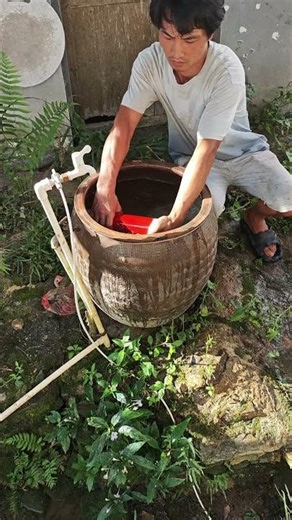 Siphon effect visualization experiment, physical principle