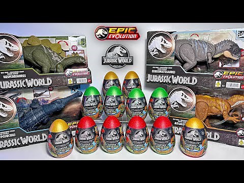 UNBOXING 2024 Jurassic World Dinosaurs Toys! Ekrixinatosaurus, Gryposuchus, Hesperosaurus