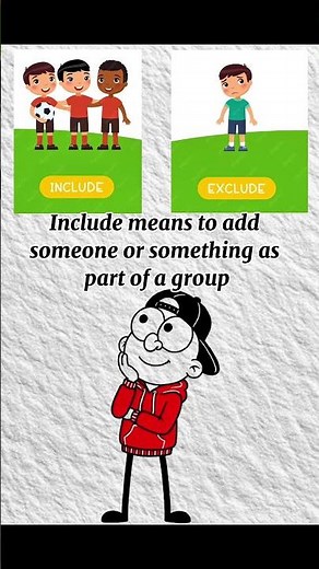 Include VS Exclude | KnowTheDifference |#shorts #confusingwordsinenglish #vocabulary#english