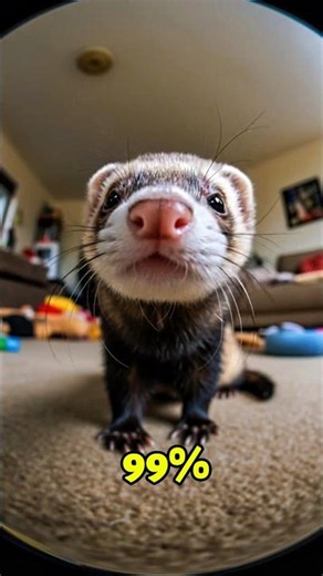 99% of People Don't Know This FERRET Secret! #ferret #ferretfacts #cuteanimals #animalfacts