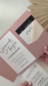 Diy Minimalist Pocket Wedding Invitation Template, Printable Black and White Wedding Invitation Set With Insert Cards, Editable Download - Etsy
