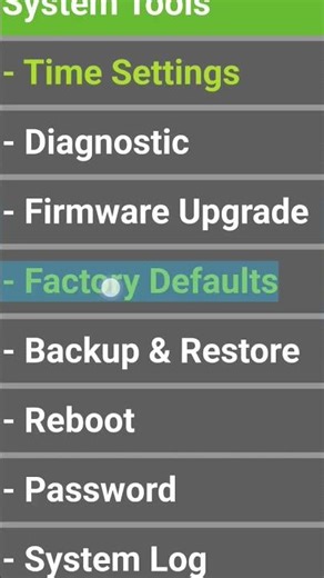 How to factory reset TP-Link device