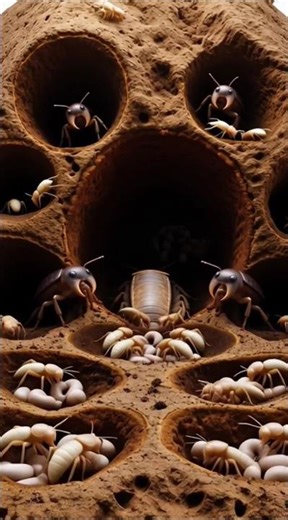 When Termites Fly… Every Predator Shows Up!🐜⛈️ | animal movements #shorts #animals #wildliferescue