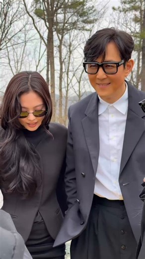 260401 #JENNIE and Lee Jungjae at the Jacquemus x Veuve Clicquot launch event held at Museum SAN.