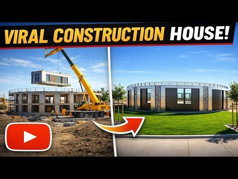 👉 From Empty Land to Luxury Home in 48 Hours! — Fastest Modular House Build Ever