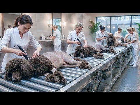 Inside a Luxury Pet Fur Coat Factory of the Future (Full Process)
