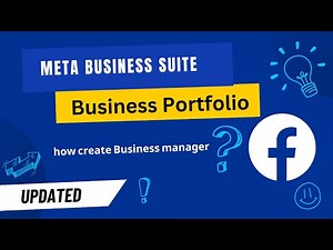 how to create Facebook Business Portfolio from Meta business suite