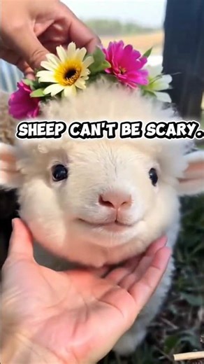 Sheep can't be scary.#horror #animal#scary